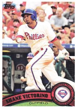 #495 Shane Victorino - Philadelphia Phillies - 2011 Topps Baseball