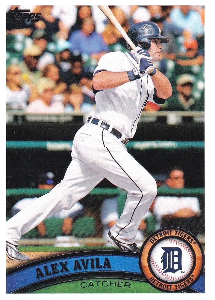 #497 Alex Avila - Detroit Tigers - 2011 Topps Baseball
