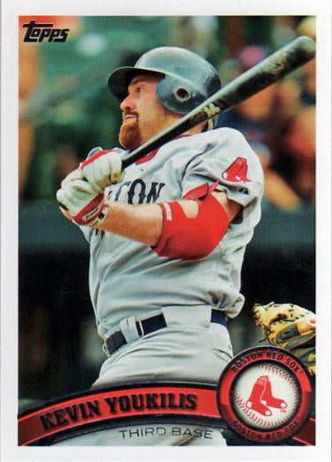 #500a Kevin Youkilis - Boston Red Sox - 2011 Topps Baseball