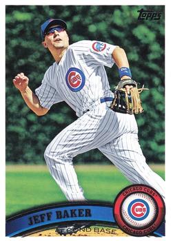 #502 Jeff Baker - Chicago Cubs - 2011 Topps Baseball