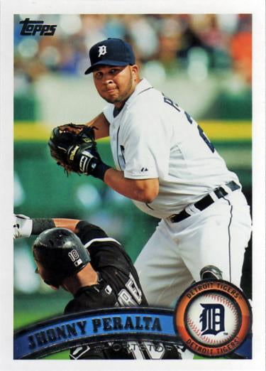 #504 Jhonny Peralta - Detroit Tigers - 2011 Topps Baseball