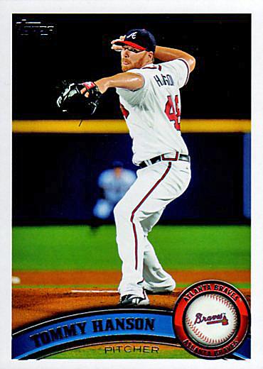 #505a Tommy Hanson - Atlanta Braves - 2011 Topps Baseball