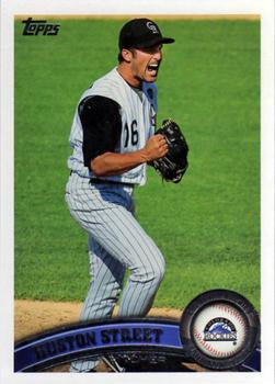 #507 Huston Street - Colorado Rockies - 2011 Topps Baseball