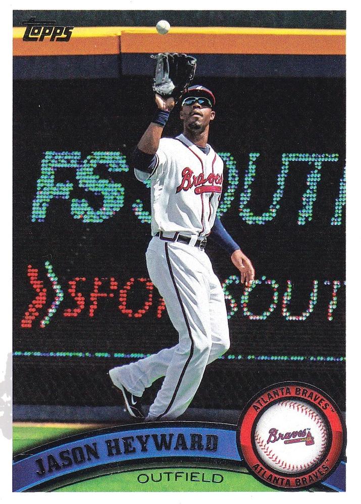 #510a Jason Heyward - Atlanta Braves - 2011 Topps Baseball