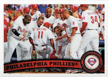 #511 Philadelphia Phillies - Philadelphia Phillies - 2011 Topps Baseball