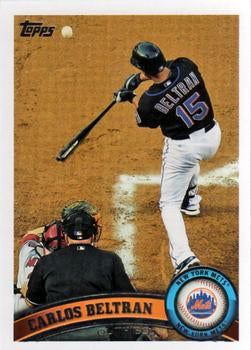 #515 Carlos Beltran - New York Mets - 2011 Topps Baseball