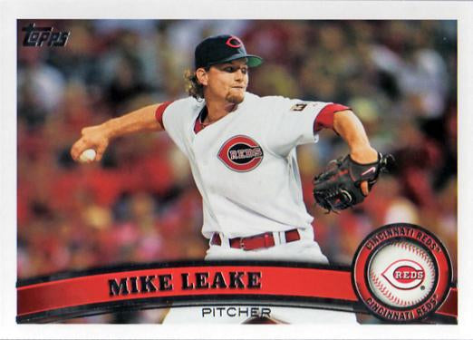 #516a Mike Leake - Cincinnati Reds - 2011 Topps Baseball