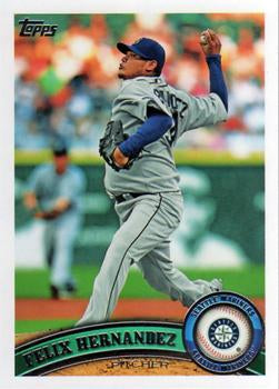 #530a Felix Hernandez - Seattle Mariners - 2011 Topps Baseball