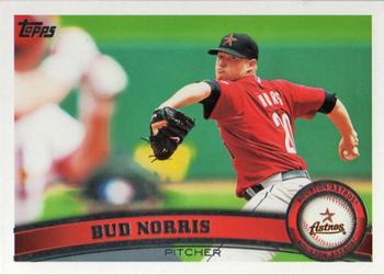 #534 Bud Norris - Houston Astros - 2011 Topps Baseball