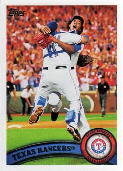 #543 Texas Rangers - Texas Rangers - 2011 Topps Baseball