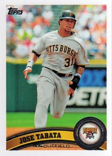 #545a Jose Tabata - Pittsburgh Pirates - 2011 Topps Baseball