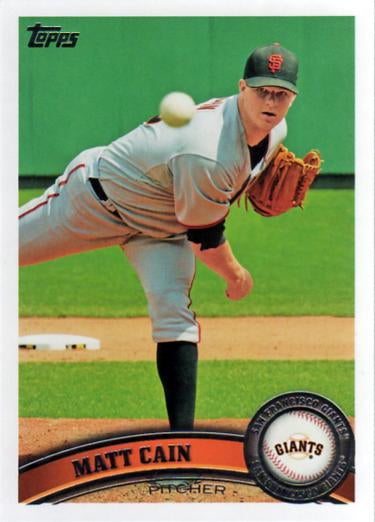 #570a Matt Cain - San Francisco Giants - 2011 Topps Baseball