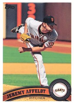 #571 Jeremy Affeldt - San Francisco Giants - 2011 Topps Baseball