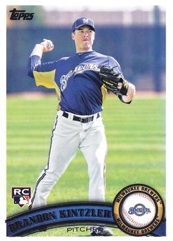 #574 Brandon Kintzler - Milwaukee Brewers - 2011 Topps Baseball