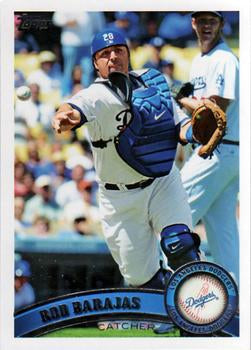 #575 Rod Barajas - Los Angeles Dodgers - 2011 Topps Baseball