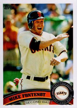 #577 Mike Fontenot - San Francisco Giants - 2011 Topps Baseball