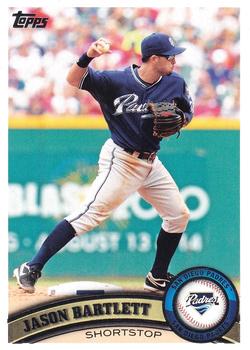 #584 Jason Bartlett - San Diego Padres - 2011 Topps Baseball
