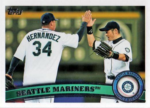 #589 Seattle Mariners - Seattle Mariners - 2011 Topps Baseball