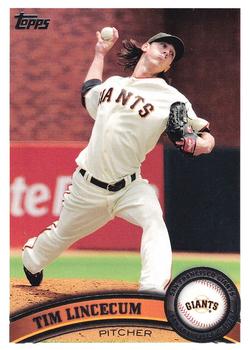 #590a Tim Lincecum - San Francisco Giants - 2011 Topps Baseball