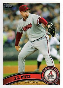 #601 J.J. Putz - Arizona Diamondbacks - 2011 Topps Baseball