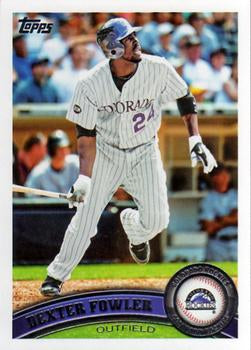 #613a Dexter Fowler - Colorado Rockies - 2011 Topps Baseball