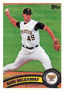 #616 Ross Ohlendorf - Pittsburgh Pirates - 2011 Topps Baseball