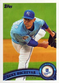 #620 Luke Hochevar - Kansas City Royals - 2011 Topps Baseball