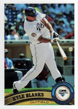 #627a Kyle Blanks - San Diego Padres - 2011 Topps Baseball