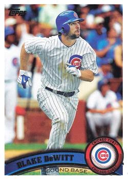 #628 Blake DeWitt - Chicago Cubs - 2011 Topps Baseball