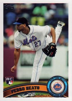#639 Pedro Beato - New York Mets - 2011 Topps Baseball