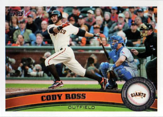 #648 Cody Ross - San Francisco Giants - 2011 Topps Baseball