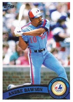 #375c Andre Dawson - Montreal Expos - 2011 Topps Baseball