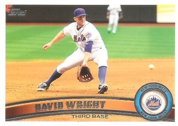 #15b David Wright - New York Mets - 2011 Topps Baseball