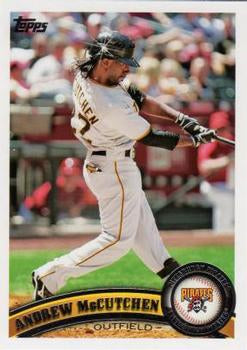 #60b Andrew McCutchen - Pittsburgh Pirates - 2011 Topps Baseball
