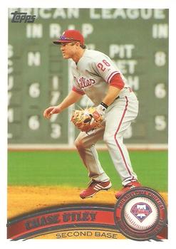 #214b Chase Utley - Philadelphia Phillies - 2011 Topps Baseball