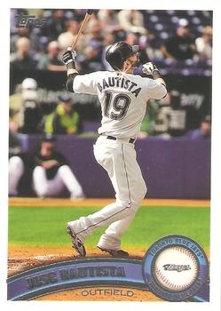 #216b Jose Bautista - Toronto Blue Jays - 2011 Topps Baseball