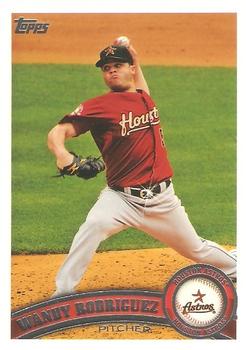 #241b Wandy Rodriguez - Houston Astros - 2011 Topps Baseball