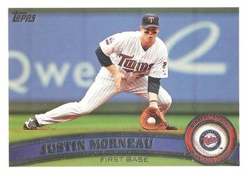 #293b Justin Morneau - Minnesota Twins - 2011 Topps Baseball