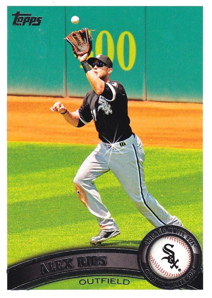 #307b Alex Rios - Chicago White Sox - 2011 Topps Baseball