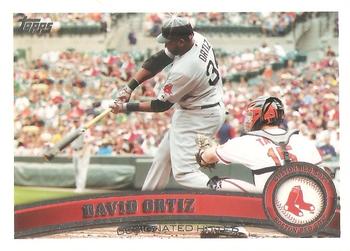 #315b David Ortiz - Boston Red Sox - 2011 Topps Baseball
