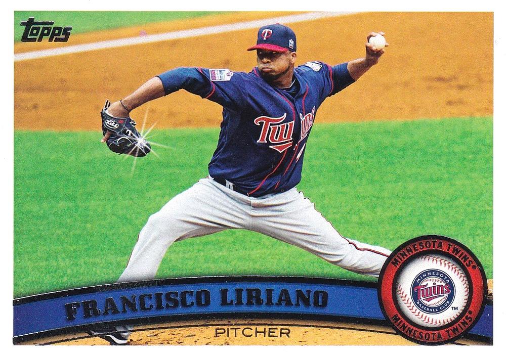 #350b Francisco Liriano - Minnesota Twins - 2011 Topps Baseball