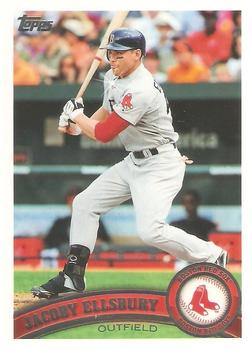 #351b Jacoby Ellsbury - Boston Red Sox - 2011 Topps Baseball
