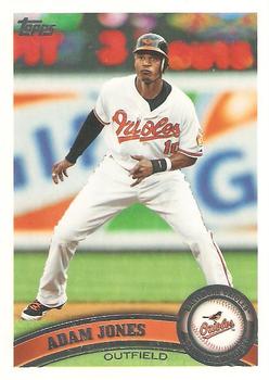 #396b Adam Jones - Baltimore Orioles - 2011 Topps Baseball