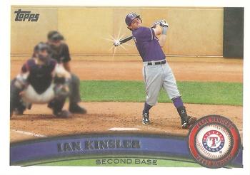 #405b Ian Kinsler - Texas Rangers - 2011 Topps Baseball