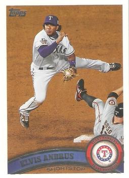 #435b Elvis Andrus - Texas Rangers - 2011 Topps Baseball