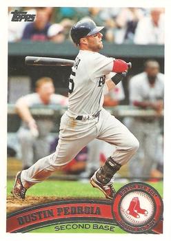 #480b Dustin Pedroia - Boston Red Sox - 2011 Topps Baseball