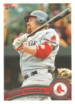 #500b Kevin Youkilis - Boston Red Sox - 2011 Topps Baseball