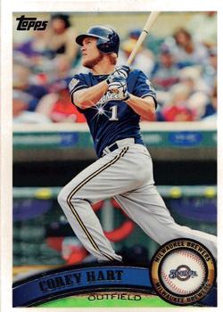 #519b Corey Hart - Milwaukee Brewers - 2011 Topps Baseball