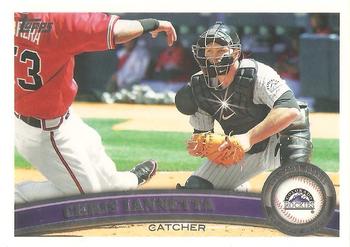 #560b Chris Iannetta - Colorado Rockies - 2011 Topps Baseball