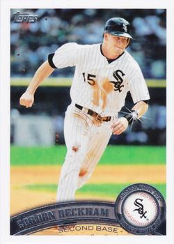 #562b Gordon Beckham - Chicago White Sox - 2011 Topps Baseball